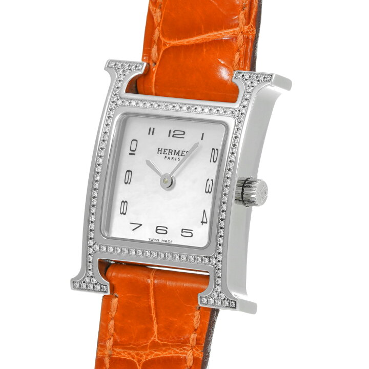 楽天市場】エルメス HERMES Hウォッチ HH1.235 ホワイトシェル 