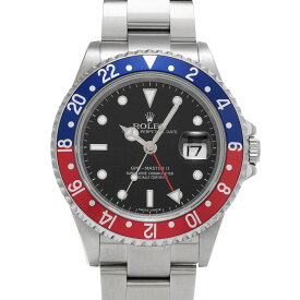 ロレックス ROLEX GMTマスターII スティックダイアル 16710 Z番(2006年頃製造) ブラック メンズ 腕時計 ロレックス 時計 高級腕時計 ブランド 【ローン36回払い無金利】【中古】