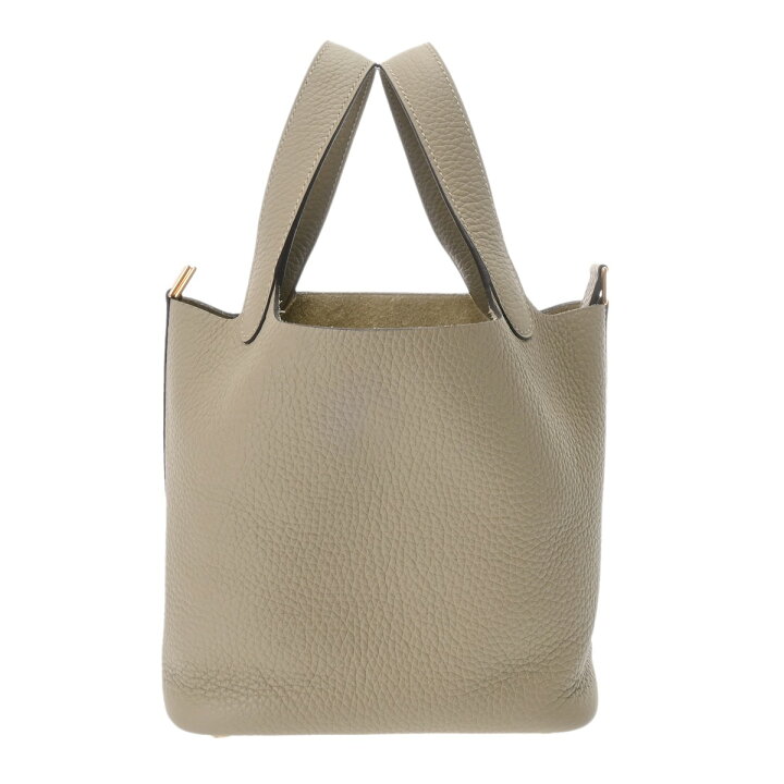 楽天市場】エルメス HERMES ピコタン ロックPM セージ トリヨン 