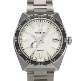 グランドセイコー Grand Seiko スポーツコレクション スプリングドライブ SBGA481 シャイニーホワイト メンズ 腕時計 グランドセイコー 時計 高級腕時計 ブランド 【ローン36回払い無金利】【中古】