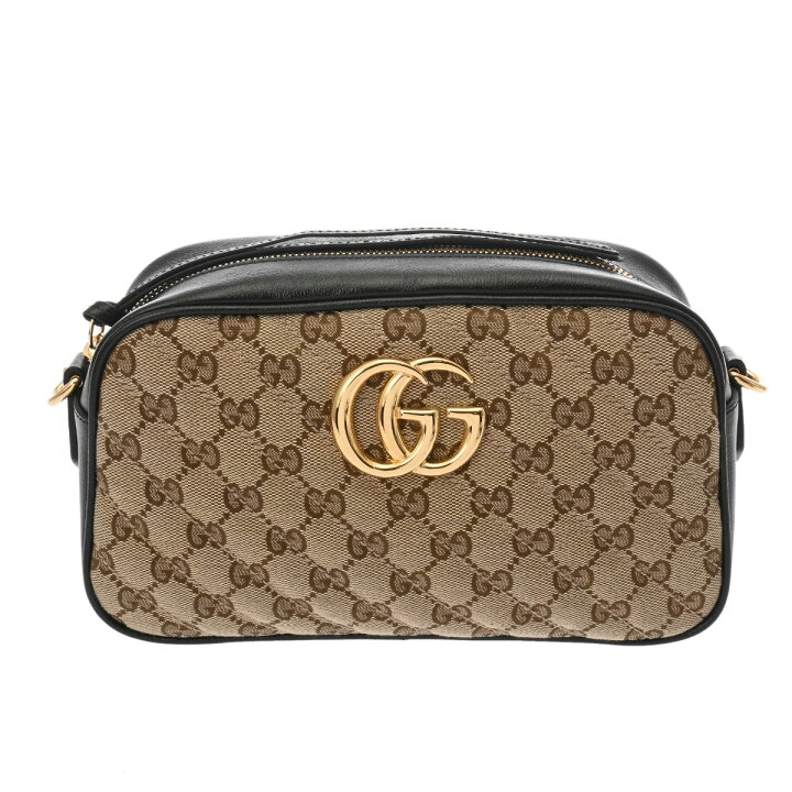 楽天市場】グッチ GUCCI スモール カメラバッグ GGモーメント ベージュ 