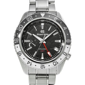 グランドセイコー Grand Seiko スプリングドライブ GMT SBGE277 ブラック メンズ 腕時計 グランドセイコー 時計 高級腕時計 ブランド 【ローン36回払い無金利】【中古】