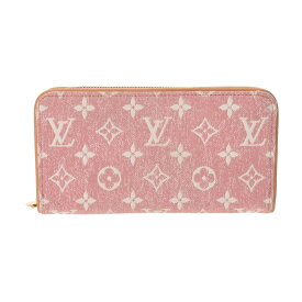 ルイ ヴィトン LOUIS VUITTON モノグラムデニム ジッピーウォレット ピンク M81182 デニム レディース 長財布 ルイ ヴィトン 財布 ブランド 【ローン48回払い無金利】【中古】