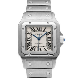 【〜8/11 最大3万円クーポン】カルティエ CARTIER サントス ガルベ XL W20098D6 シルバー メンズ 腕時計 カルティエ 時計 高級腕時計 ブランド 【ローン36回払い無金利】【中古】