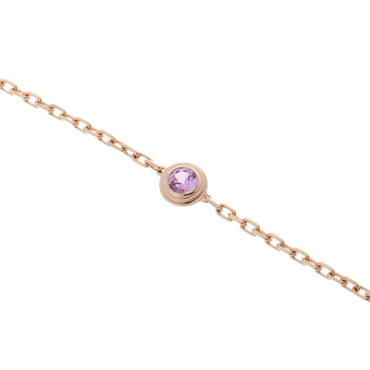 楽天市場】カルティエ CARTIER ダムール ブレスレット SM K18ピンク 