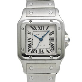 【〜8/11 最大3万円クーポン】カルティエ CARTIER サントス ガルベ XL W20098D6 シルバー メンズ 腕時計 カルティエ 時計 高級腕時計 ブランド 【ローン36回払い無金利】【中古】