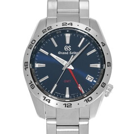グランドセイコー Grand Seiko スポーツコレクション クォーツ GMT SBGN029 ブルー メンズ 腕時計 グランドセイコー 時計 高級腕時計 ブランド 【ローン36回払い無金利】【中古】