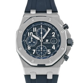 オーデマ ピゲ AUDEMARS PIGUET ロイヤルオーク オフショア クロノグラフ 26470ST.OO.A028CR.01.A ブラック/ブルー メンズ 腕時計 オーデマ ピゲ 時計 高級腕時計 ブランド 【ローン48回払い無金利】【中古】