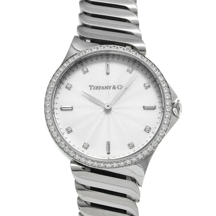 ティファニー TIFFANY&Co. 60874859 メトロ2 ハンド 8Pダイヤ クォーツ  