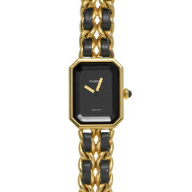 シャネル CHANEL プルミエール M H0001 ブラック レディース 腕時計 シャネル 時計 高級腕時計 ブランド 【ローン48回払い無金利】【中古】