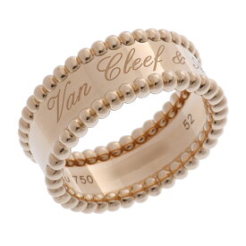 ヴァン クリーフ&アーペル Van Cleef & Arpels ペルレ シニアチュール リング #52 K18イエローゴールド YG レディース リング・指輪 ヴァン クリーフ&アーペル 【ローン48回払い無金利】【中古】