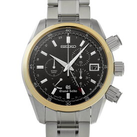 【〜1/16 最大3万円クーポン】グランドセイコー Grand Seiko スポーツコレクション スプリングドライブ クロノグラフ GMT SBGC010 ブラック メンズ 腕時計 グランドセイコー 時計 高級腕時計 ブランド 【ローン48回払い無金利】【中古】