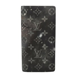 ルイ ヴィトン LOUIS VUITTON モノグラムギャラクシー ポルトフォイユ ブラザ ブラック M63871 レザー メンズ 長財布 ルイ ヴィトン 財布 ブランド 【ローン48回払い無金利】【中古】