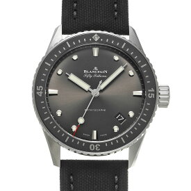 【〜12/11 最大3万円クーポン】ブランパン Blancpain フィフティファゾムス バチスカーフ 5000-1110-B52A メテオグレー メンズ 腕時計 ブランパン 時計 高級腕時計 ブランド 【ローン48回払い無金利】【中古】