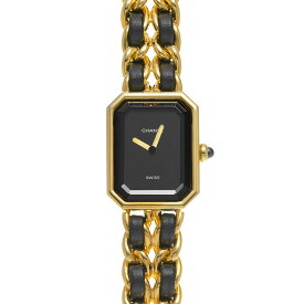シャネル CHANEL プルミエール S H0001 ブラック レディース 腕時計 シャネル 時計 高級腕時計 ブランド 【ローン48回払い無金利】【中古】