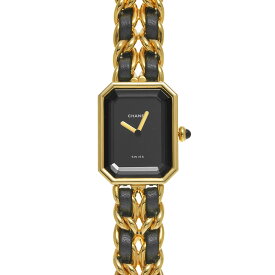 シャネル CHANEL プルミエール S H0001 ブラック レディース 腕時計 シャネル 時計 高級腕時計 ブランド 【ローン48回払い無金利】【中古】