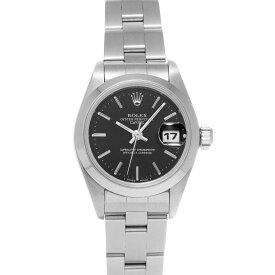 ロレックス ROLEX オイスターパーペチュアル デイト 69160 A番(1999年頃製造) ブラック レディース 腕時計 ロレックス 時計 高級腕時計 ブランド 【ローン48回払い無金利】【中古】