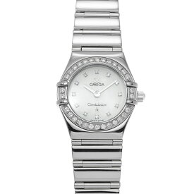 【〜11/11 最大3万円クーポン】オメガ OMEGA コンステレーション マイチョイス 150周年記念モデル 1165.76 ホワイトシェル/ダイヤモンド レディース 腕時計 オメガ 時計 高級腕時計 ブランド 【ローン48回払い無金利】【中古】