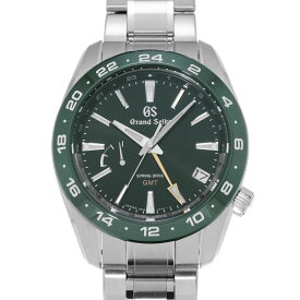 【〜2/10 最大3万円クーポン】グランドセイコー Grand Seiko スポーツコレクション スプリングドライブ GMT SBGE257 グリーン メンズ 腕時計 グランドセイコー 時計 高級腕時計 ブランド 【ローン48回払い無金利】【中古】