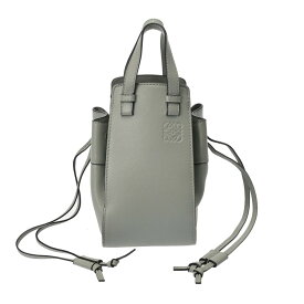 【〜5/16 最大5万円クーポン】ロエベ LOEWE ハンモック ドローストリングバッグ ミニ グレー 314.12.V07 カーフ レディース ショルダーバッグ ロエベ ショルダーバッグ バック ブランド 【ローン48回払い無金利】【中古】