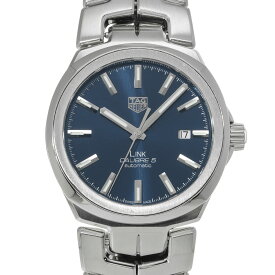 タグ ホイヤー TAG HEUER リンク キャリバー5 WBC2112.BA0603 ブルー メンズ 腕時計 タグ ホイヤー 時計 高級腕時計 ブランド 【ローン48回払い無金利】【中古】