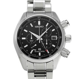 【〜1/16 最大3万円クーポン】グランドセイコー Grand Seiko スポーツコレクション スプリングドライブ クロノグラフ GMT SBGC003 ブラック メンズ 腕時計 グランドセイコー 時計 高級腕時計 ブランド 【ローン48回払い無金利】【中古】