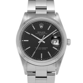 ロレックス ROLEX オイスターパーペチュアル デイト 15200 A番(1999年頃製造) ブラック メンズ 腕時計 ロレックス 時計 高級腕時計 ブランド 【ローン48回払い無金利】【中古】