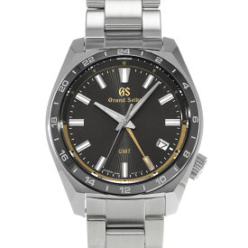 【〜1/16 最大3万円クーポン】グランドセイコー Grand Seiko スポーツコレクション クォーツ GMT 140th SBGN023 ブラック メンズ 腕時計 グランドセイコー 時計 高級腕時計 ブランド 【ローン48回払い無金利】【中古】
