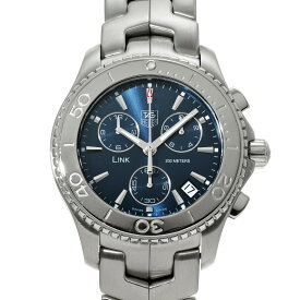 タグ ホイヤー TAG HEUER リンク クロノグラフ CJ1112.BA0576 ブルー メンズ 腕時計 タグ ホイヤー 時計 高級腕時計 ブランド 【ローン48回払い無金利】【中古】