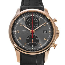【〜1/16 最大3万円クーポン】IWC ポルトギーゼ ヨットクラブ クロノグラフ IW390505 スレートグレー/ブラック メンズ 腕時計 IWC 時計 高級腕時計 ブランド 【ローン48回払い無金利】【中古】