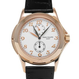 パテック フィリップ PATEK PHILIPPE カラトラバ トラベルタイム 5134R-001 ホワイト メンズ 腕時計 パテック フィリップ 時計 高級腕時計 ブランド 【ローン48回払い無金利】【中古】