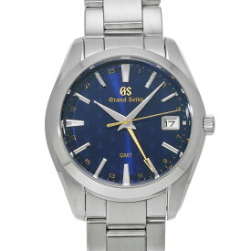 【〜1/16 最大3万円クーポン】グランドセイコー Grand Seiko ヘリテージコレクション クォーツ GMT クォーツウォッチ 50th SBGN009 ブルー/ディープブルー メンズ 腕時計 グランドセイコー 時計 高級腕時計 ブランド 【ローン48回払い無金利】【中古】