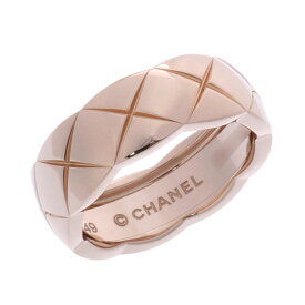 シャネル CHANEL ココクラッシュ リング ミディアム #49 J10817 K18ピンクゴールド PG レディース リング・指輪 シャネル 【ローン48回払い無金利】【中古】