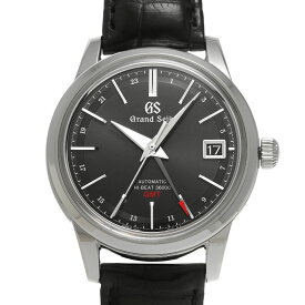 グランドセイコー Grand Seiko エレガンスコレクション メカニカル ハイビート36000 GMT SBGJ219 ブラック メンズ 腕時計 グランドセイコー 時計 高級腕時計 ブランド 【ローン48回払い無金利】【中古】