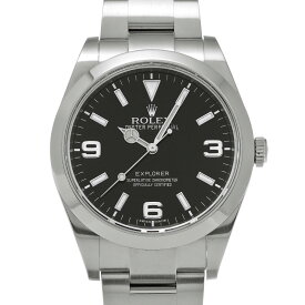 【〜6/11 最大5万円クーポン】ロレックス ROLEX エクスプローラー 214270 ブラック メンズ 腕時計 ロレックス 時計 高級腕時計 ブランド 【ローン48回払い無金利】【中古】