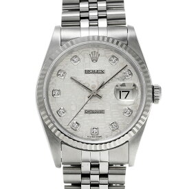 ロレックス ROLEX デイトジャスト 16234G F番(2003年頃製造) シルバーコンピュータ/ダイヤモンド メンズ 腕時計 ロレックス 時計 高級腕時計 ブランド 【ローン48回払い無金利】【中古】