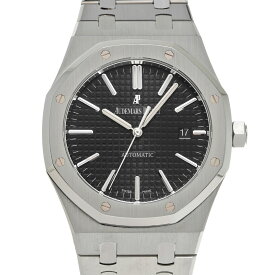 オーデマ ピゲ AUDEMARS PIGUET ロイヤルオーク オートマティック 15400ST.OO.1220ST.01 ブラック メンズ 腕時計 オーデマ ピゲ 時計 高級腕時計 ブランド 【ローン48回払い無金利】【中古】