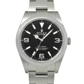 【〜6/11 最大5万円クーポン】ロレックス ROLEX エクスプローラー 214270 ランダムシリアル ブラック メンズ 腕時計 ロレックス 時計 高級腕時計 ブランド 【ローン48回払い無金利】【中古】