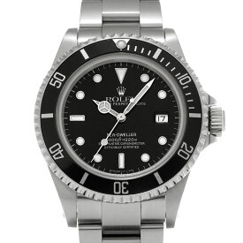 【〜8/11 最大5万円クーポン】ロレックス ROLEX シードゥエラー 16600 S番(1993年頃製造) ブラック メンズ 腕時計 ロレックス 時計 高級腕時計 ブランド 【ローン48回払い無金利】【中古】