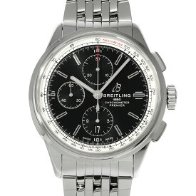 ブライトリング BREITLING プレミエ クロノグラフ 42 A13315351B1A1 ブラック メンズ 腕時計 ブライトリング 時計 高級腕時計 ブランド 【ローン48回払い無金利】【中古】