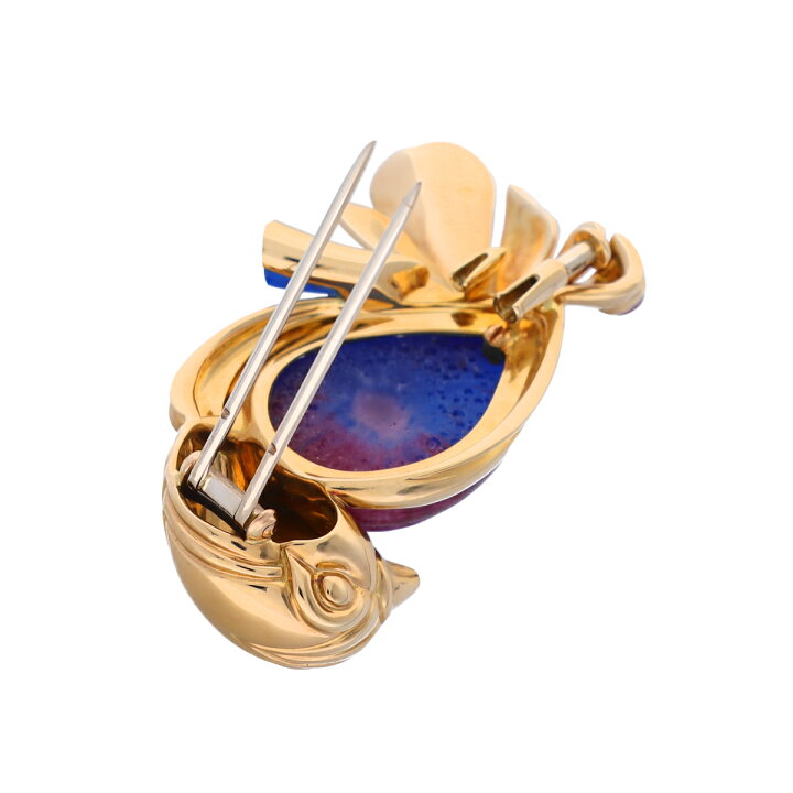楽天市場】ピアジェ Piaget 鳥モチーフ ブローチ ダイヤモンド ルビー 