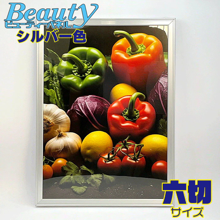 楽天市場】ビューティーパネル シルバー色【六切サイズ 190×240mm