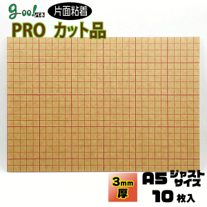 goo!�p�l PRO�^�b�N �ЖʔS���p�l��3mm���yA5�T�C�Y�@148×210mm�z10���Z�b�g