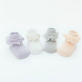 ＜BABY＞bebe*peach socks 1足 12cm 13cm 14cm 滑り止めなし 韓国子供服 男の子 女の子 靴下 シンプル こども キッズ　シンプル くすみ色 ナチュラル ピンク パープル ホワイト グレー 可愛い フォーマル 赤ちゃん ベビー