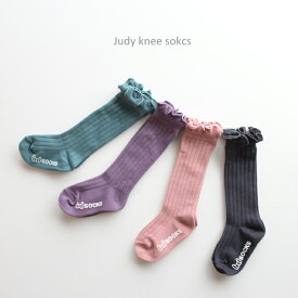 再入荷＜BABY＞＜KIDS＞Judy knee sokcs ハイハイソックス 1足 滑り止め付き 韓国子供服 靴下 キッズ 赤ちゃん オシャレ 女の子 男の子 12cm 13cm 14cm 15cm 16cm 17cm 18cm 19cm 20cm 21cm 22cm 可愛い キュート ギフト プレゼント お祝い 無地 リブ