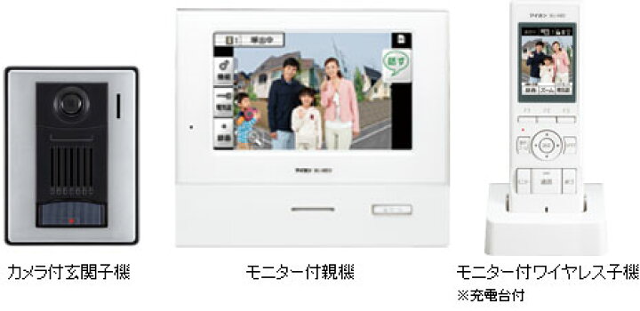 楽天市場】アイホン WJ-45 テレビドアホンワイヤレスセット ROCOタッチ 