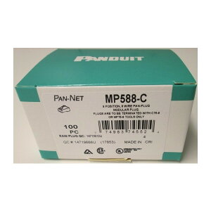 phECbg PANDUIT MP588-C CAT5eΉ RJ45@W[vO i100jyMP588CzyphEBbgz