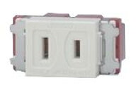 神保電器 JEC-BN-5-PW 埋込コンセント【JECBN5PW】 JIMBO