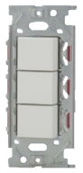 神保電器 NKW03008PW 3路トリプルスイッチセット JIMBO