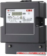 大崎電気工業 A6EA-R100V 120A 50Hz 電子式電力量計 検定付 単相3線式
